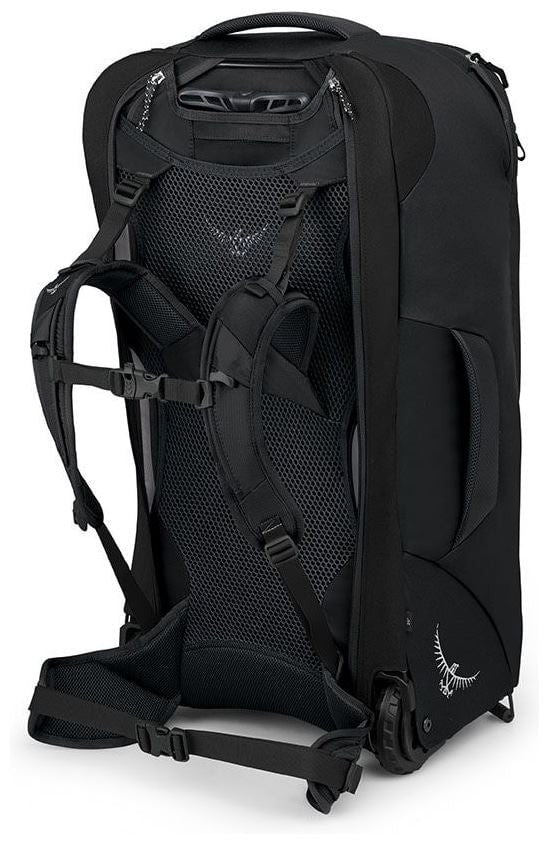 Osprey Farpoint Wheeled Travel Pack 65 - Lightweight Carry-On Luggage for International Travel, Hiking & Adventure Vacations | Durable Rolling Backpack with Spacious 65L Capacity