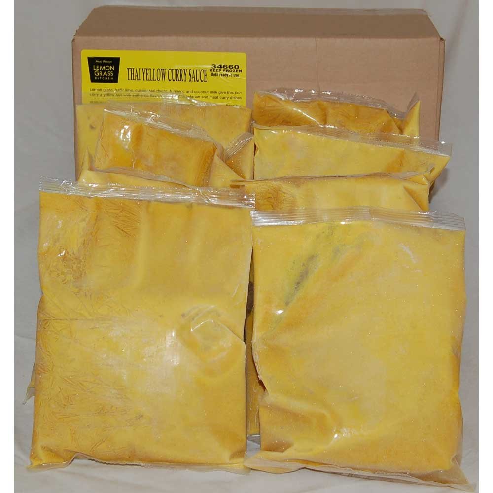 Innovasian Cuisine Lemongrass Thai Yellow Curry Sauce - 16 Pound (1 Each) - Authentic Thai Flavor for Stir-Fries, Soups & Rice Dishes