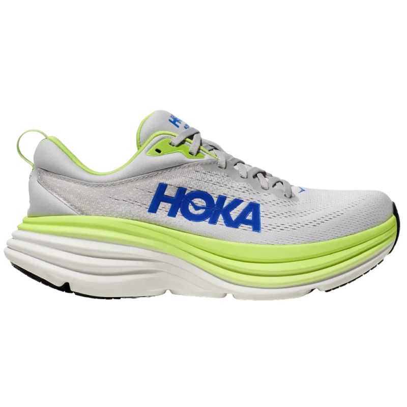 HOKA Bondi 8 D Men's Running Shoes - Lightweight Cushioned Road Running Sneakers for Marathon Training & Daily Jogging | Perfect for Long Distance Running & Comfortable All-Day Wear