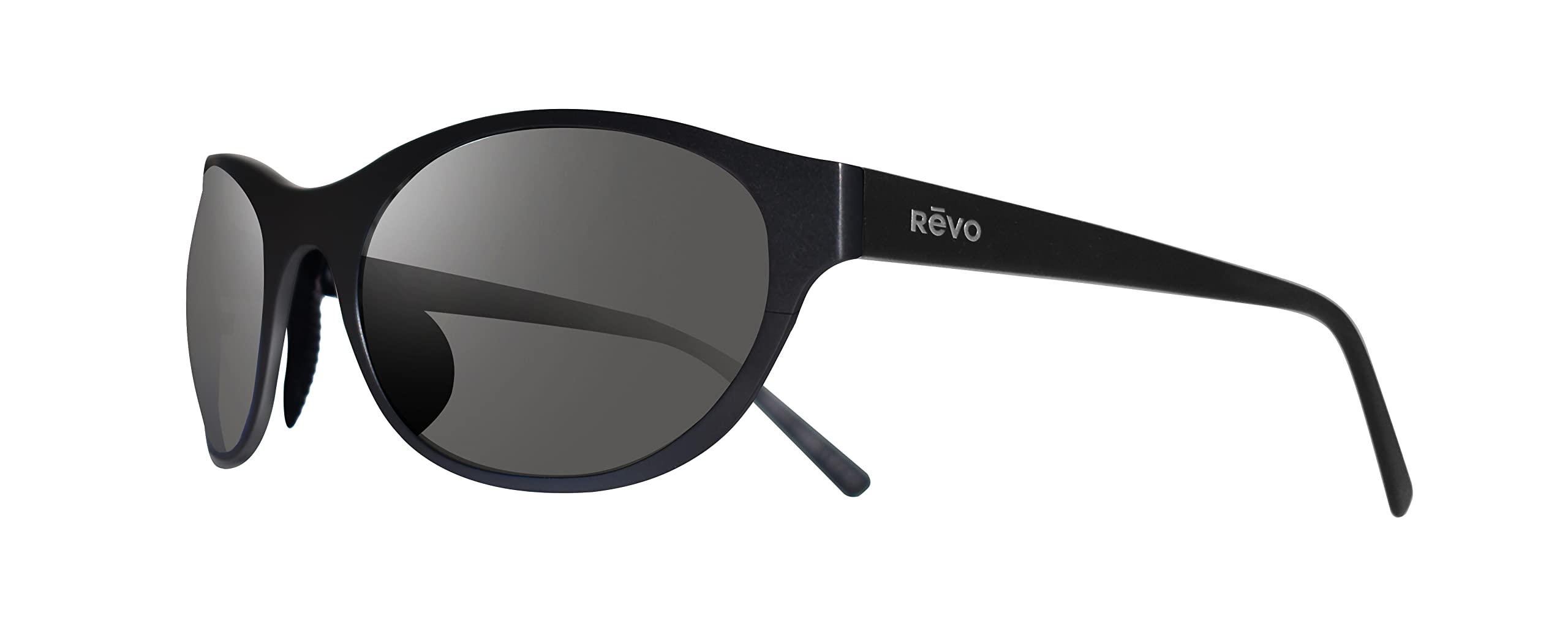 Revo Icon Polarized Sunglasses - Lightweight Titanium Oval Frame for Men & Women - UV Protection for Driving, Running, Outdoor Sports & Travel