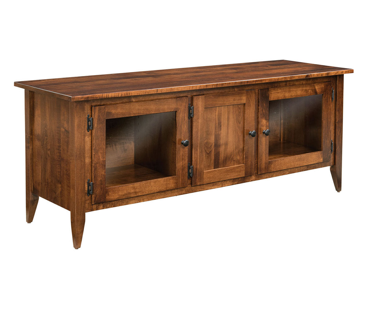 Modern Manhattan TV Stand with Storage - Stylish Entertainment Center for Living Room, Bedroom & Home Theater