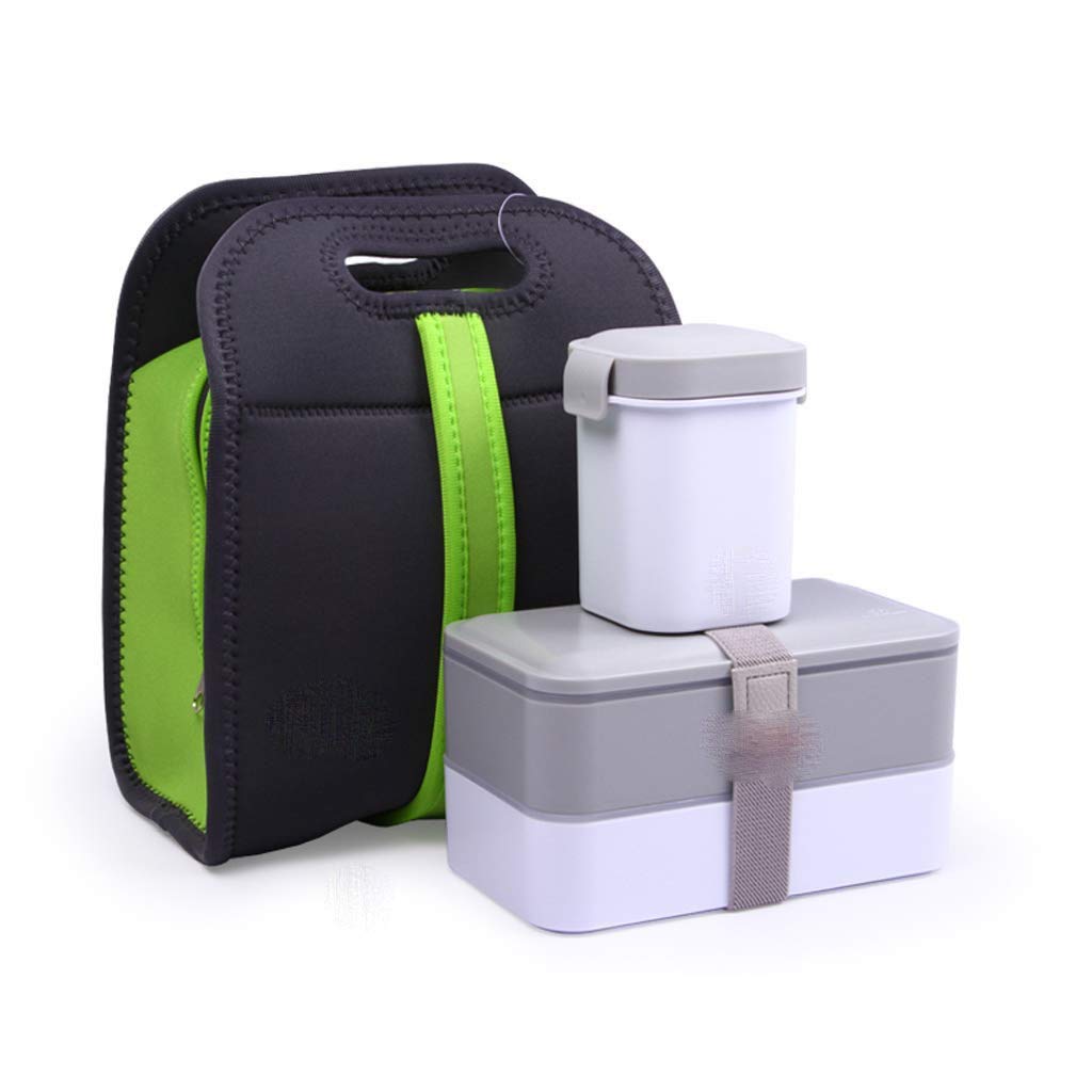 GPPZM Vacuum Insulated Stainless Steel Food Thermos - 18oz Leak-Proof Lunch Container for Hot & Cold Meals, Perfect for Office, School & Outdoor Picnics (Gray)