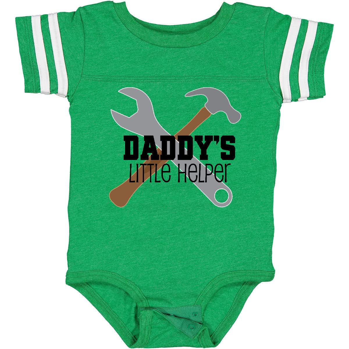 Inktastic Daddy's Little Helper Tool Set Baby Bodysuit - Cute Construction Theme Onesie for Newborns & Infants - Perfect for Father's Day, Baby Showers & DIY Family Photos