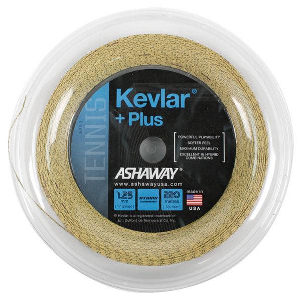 Kevlar Plus 1.25mm/17G 720ft Tennis String Reel - High Performance Tennis Racket String for Durability & Control - Perfect for Competitive Play & Stringing Machines