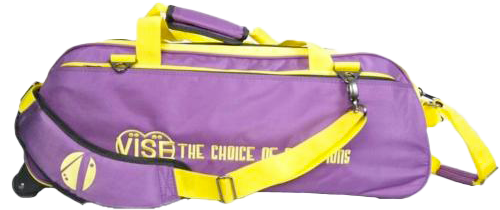 3 Ball Purple & Yellow Massage Roller with Clear Top - Relieve Muscle Pain & Stress Relief for Athletes, Office Workers & Home Use