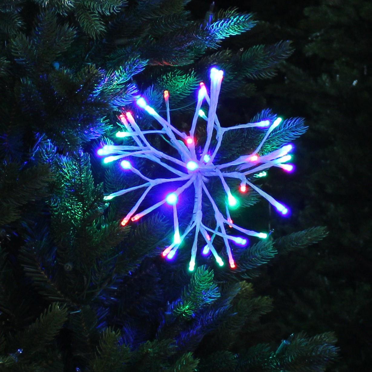 10 Pack Twinkling LED Starburst Clusters - Decorative Fairy Lights for Christmas Tree, Wedding, Party & Home Decor