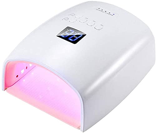XMING 48W Cordless Rechargeable UV LED Nail Lamp - Professional Gel Nail Dryer & Curing Light for Fingernails & Toenails | Fast Drying Nail Polish Lamp for Home, Salon & Travel | Perfect for Manicures, Pedicures & DIY Nail Art