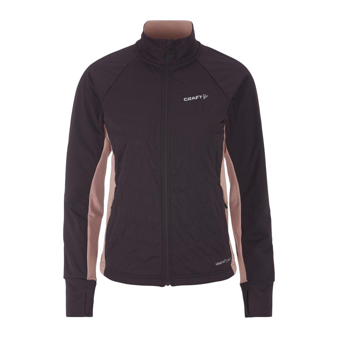 Women's ADV Essence Warm Jacket - Insulated Winter Coat for Outdoor Activities (Dark Plum/Charm) - Perfect for Hiking, Skiing & Cold Weather Adventures