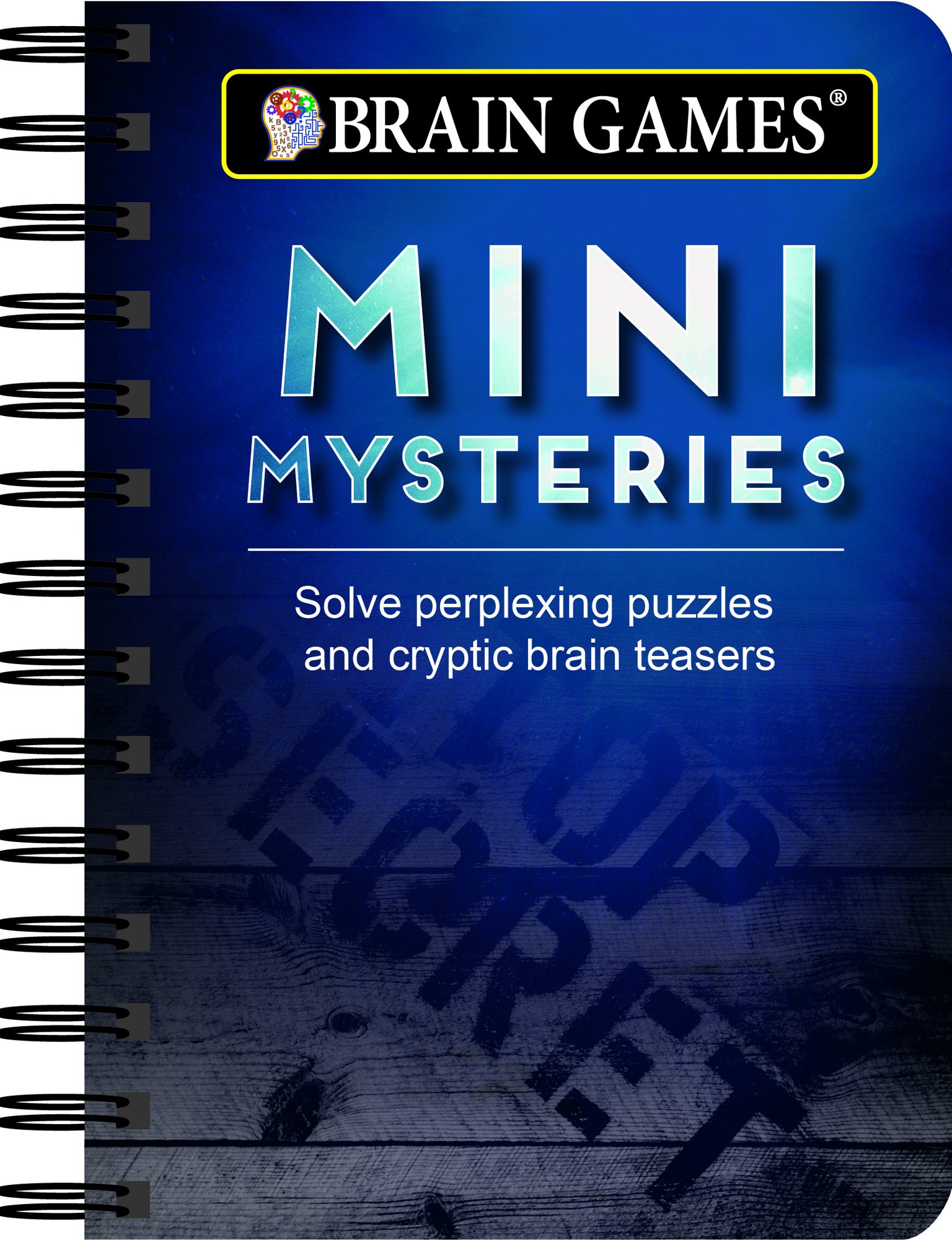 Brain Games - Mini Mysteries Puzzle Book: Solve Challenging Riddles & Cryptic Brain Teasers for Adults - Perfect for Travel, Commuting & Family Game Nights