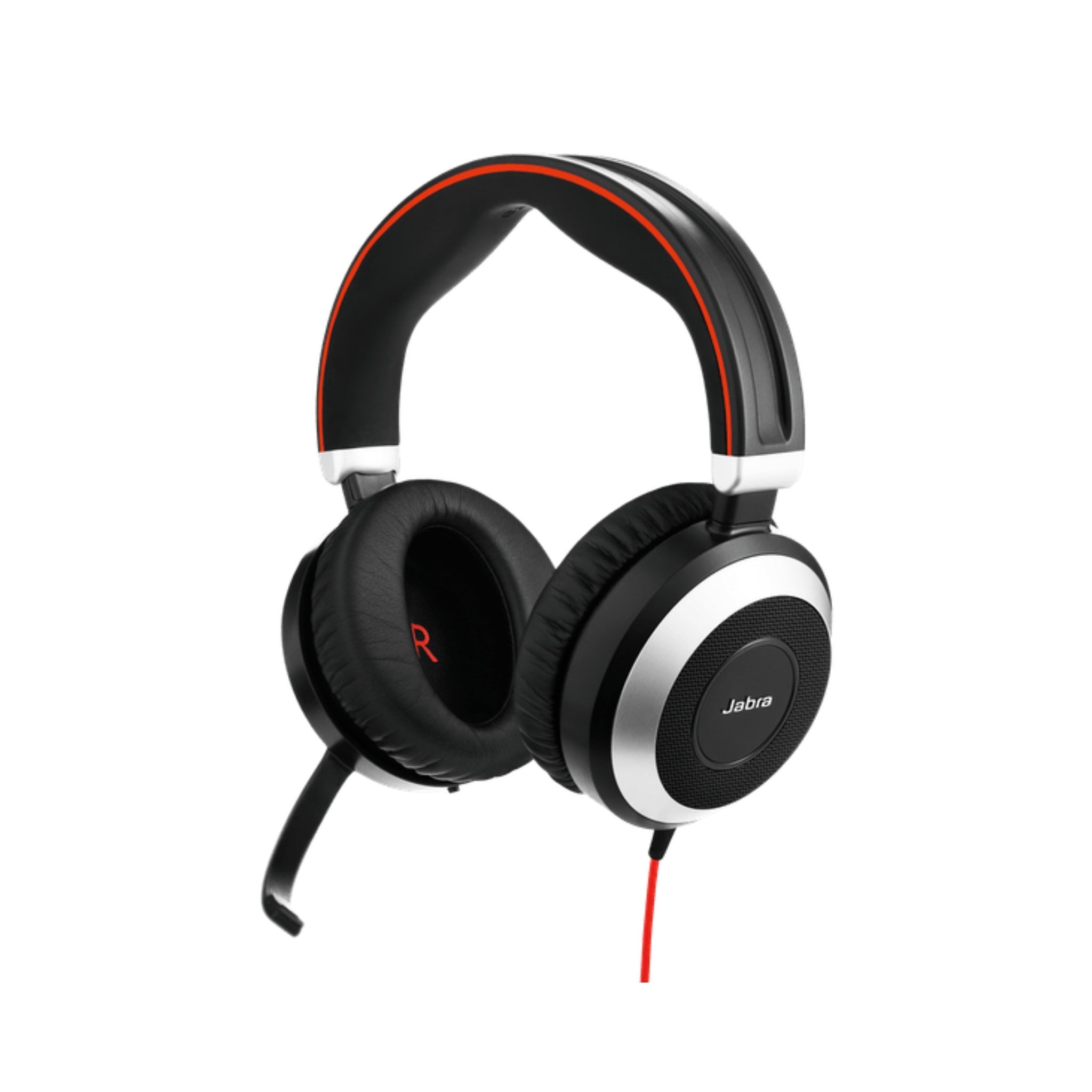 Jabra Evolve 80 Professional Wired Stereo Headset with Noise Cancelling Mic - Perfect for Office Calls, Remote Work & Online Meetings