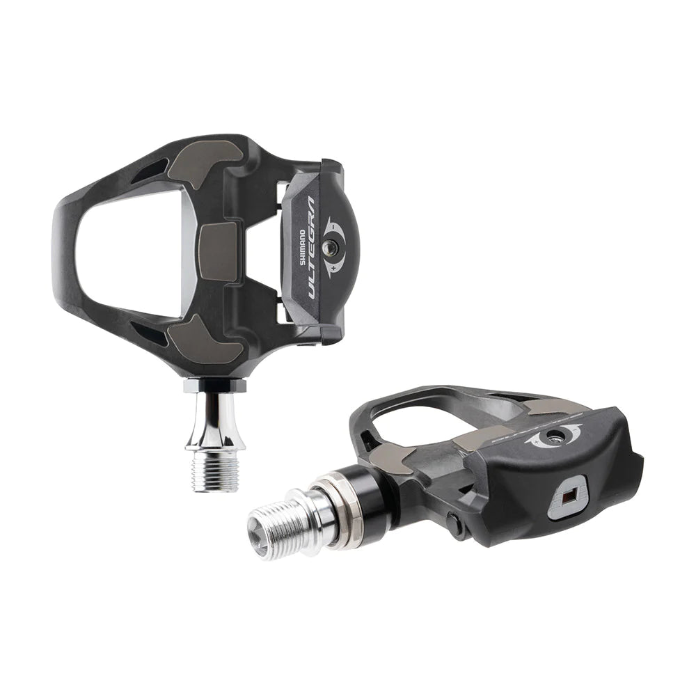 Shimano PD-R8000 Ultegra SPD-SL Carbon Road Bike Pedals - Standard Axle - Lightweight & Durable for Road Cycling & Triathlon Training