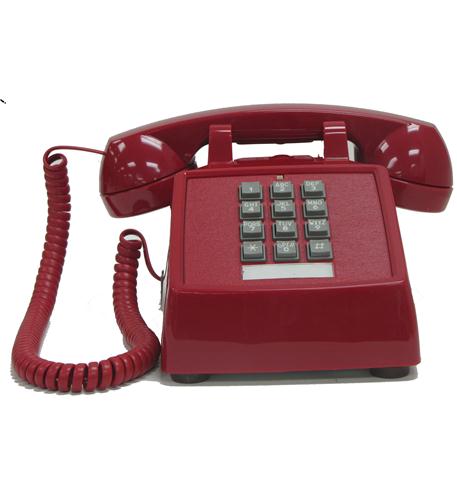 250047 VOE 20MD Desk Telephone with Electric Ringer ITT 2500 Series - Vintage Office Phone for Home & Business Use