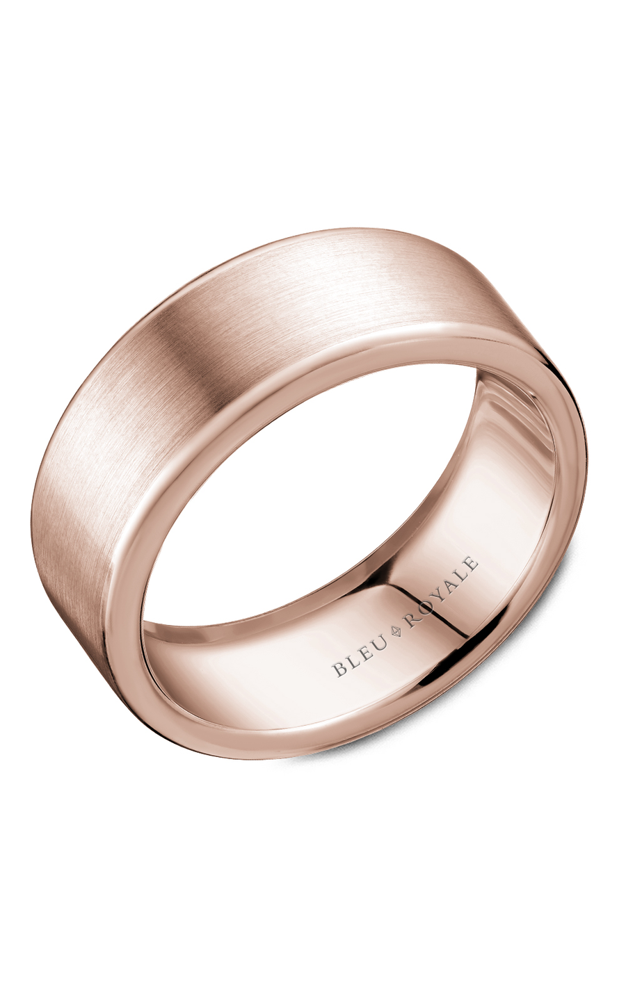 Bleu Royale Men's Wedding Band Ring RYL 037R75 - 14K White Gold Classic Comfort Fit for Grooms & Engagement - Perfect for Weddings, Anniversaries & Special Occasions