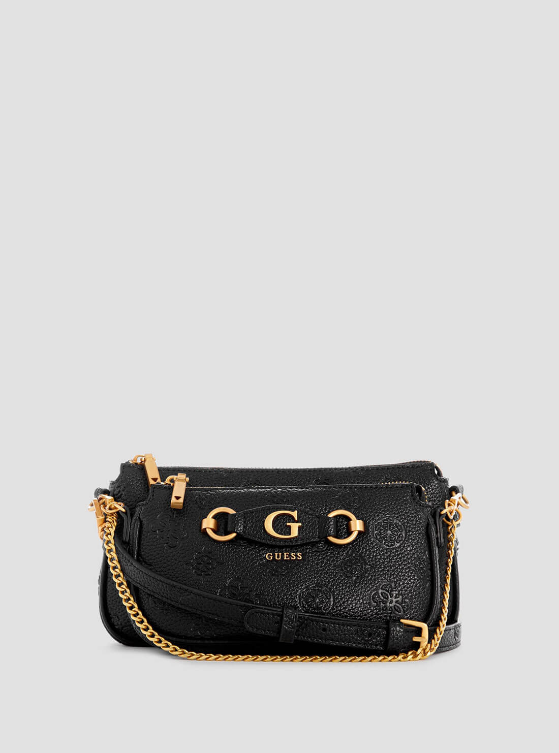 Stylish Black Izzy Mini Crossbody Bag for Women - Trendy Small Shoulder Purse for Everyday Use, Travel & Date Night