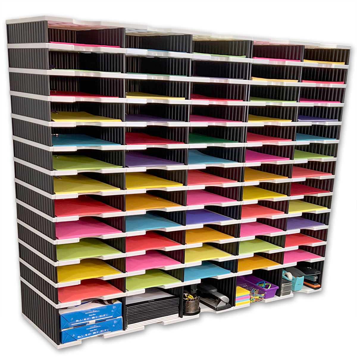Ultimate Office TierDrop™ PLUS 60 Slot with Riser Storage Base - 47.5