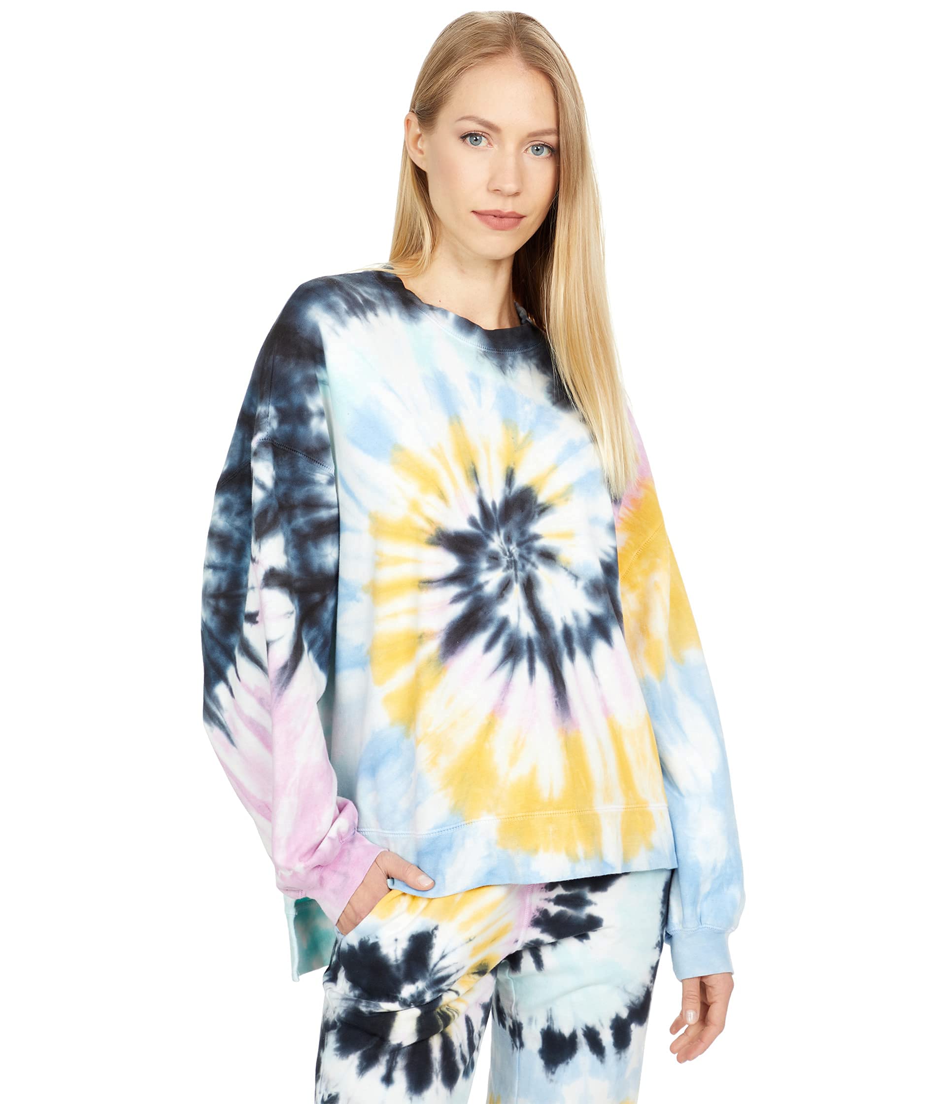 Electric & Rose Neil Sweatshirt for Women - Cozy Fleece Pullover with Hood - Perfect for Casual Outfits, Lounge Wear & Fall Fashion