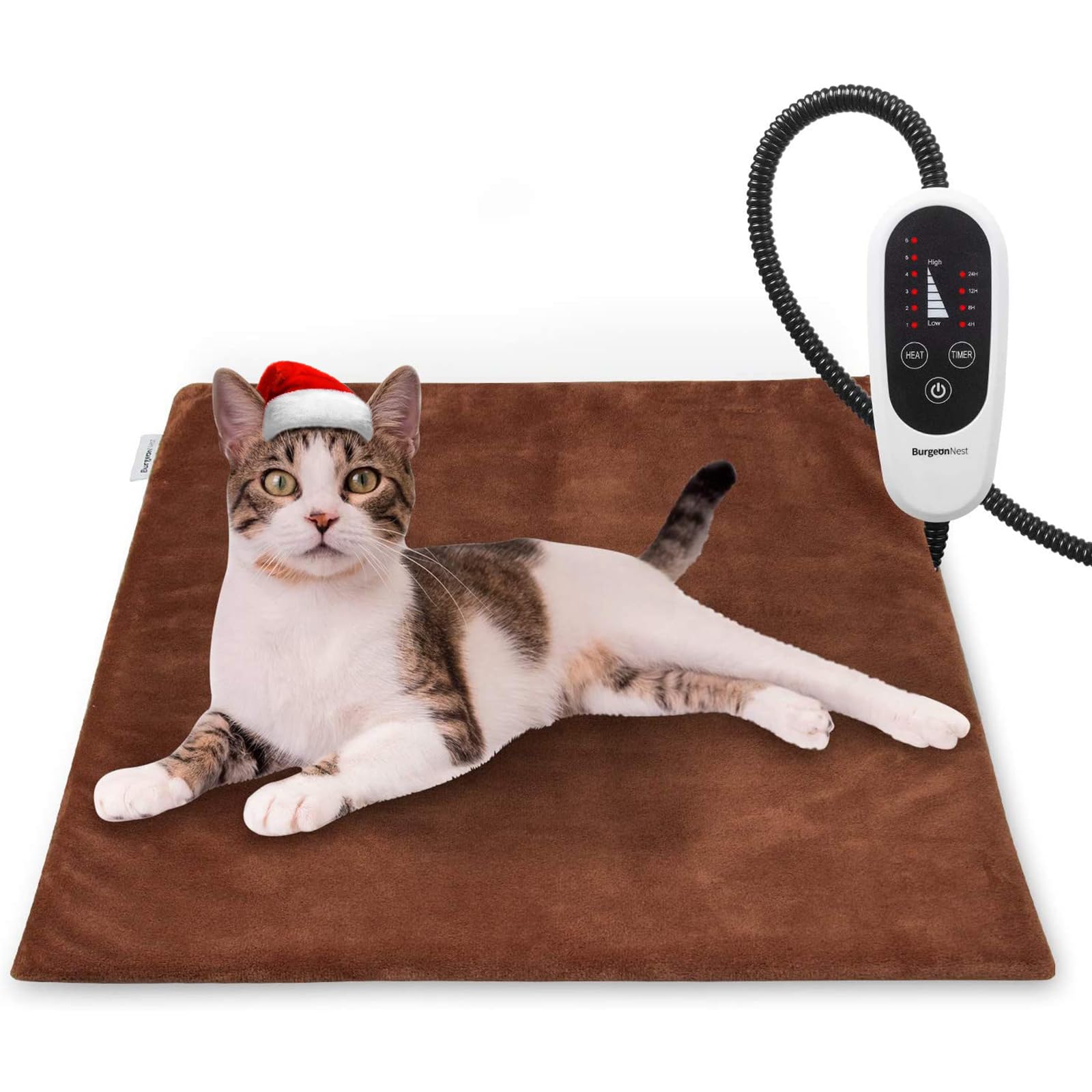 BurgeonNest Adjustable Pet Heating Pad - 18x16