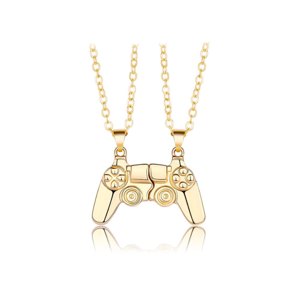 CSIYANJRY99 Game Controller Necklace for Women & Men - Matching Couples Necklace, Best Friend Friendship Gift for Gamers, Perfect for Anniversaries, Birthdays, and Valentine's Day