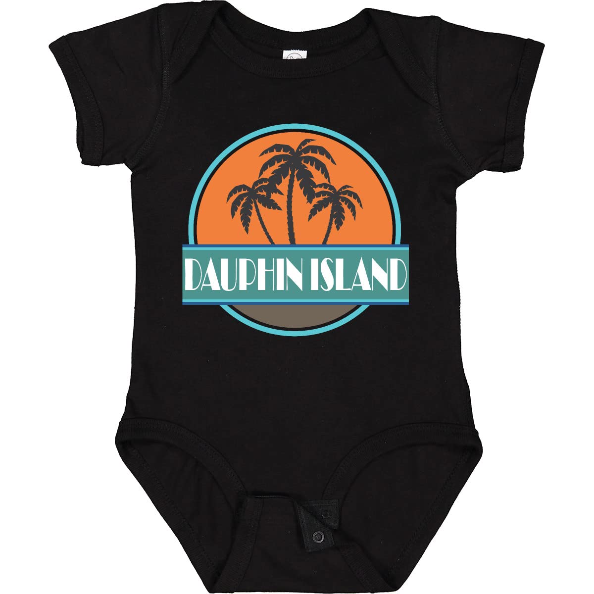Inktastic Dauphin Island Alabama Vacation Baby Bodysuit - Soft Cotton Infant Onesie for Beach Trips & Family Getaways