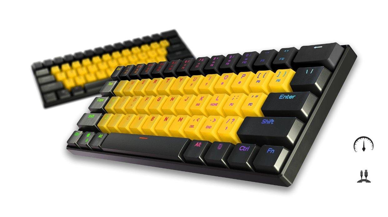 T1 Pro Mechanical Gaming Keyboard - RGB Backlit, Wired USB, Anti-Ghosting - Perfect for PC, Mac, PS5, Xbox Gaming & Esports Tournaments