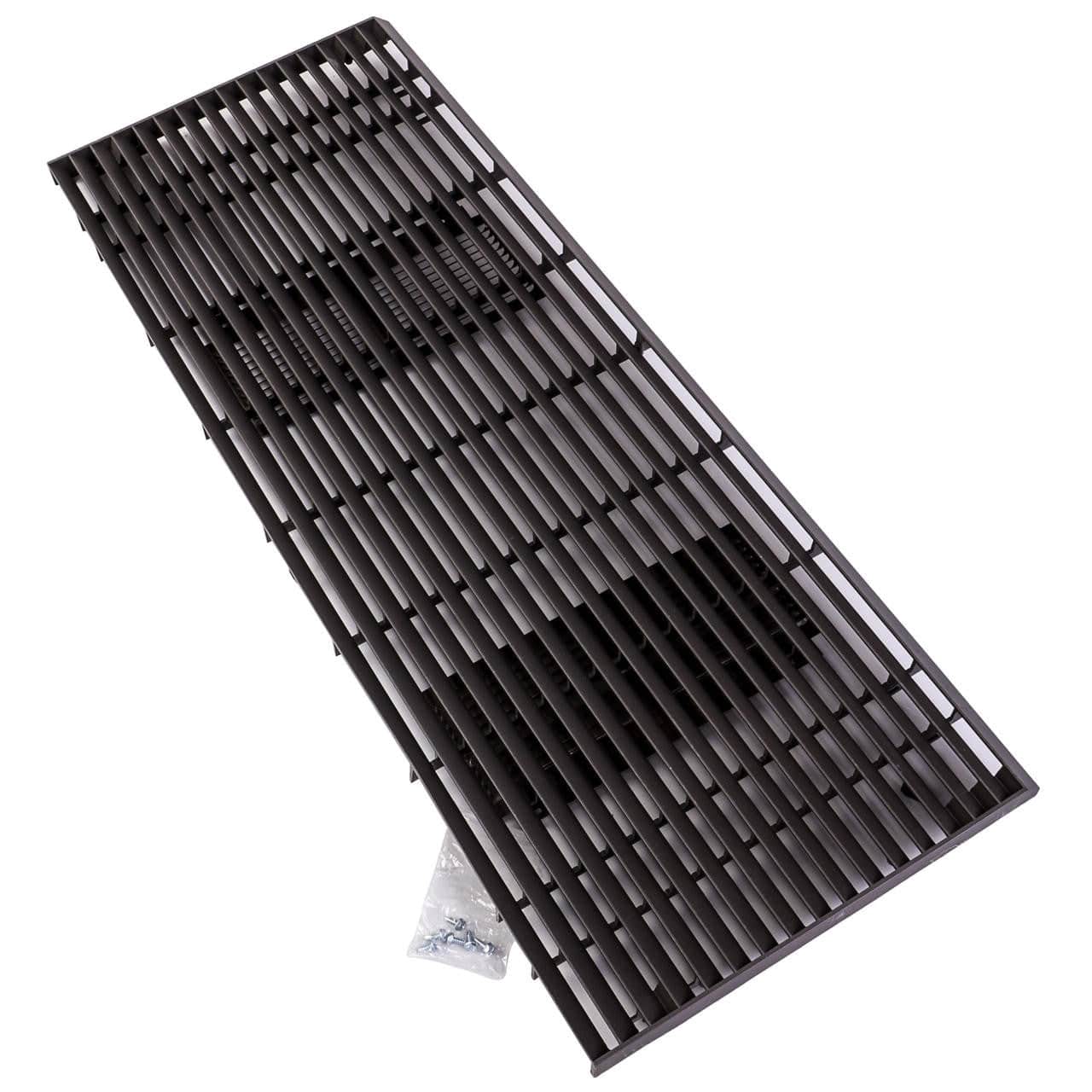 Amana AGK01DB Architectural Aluminum Grille - Dark Bronze Baked Enamel Finish Wall Sleeve for HVAC Ventilation & Home Decor