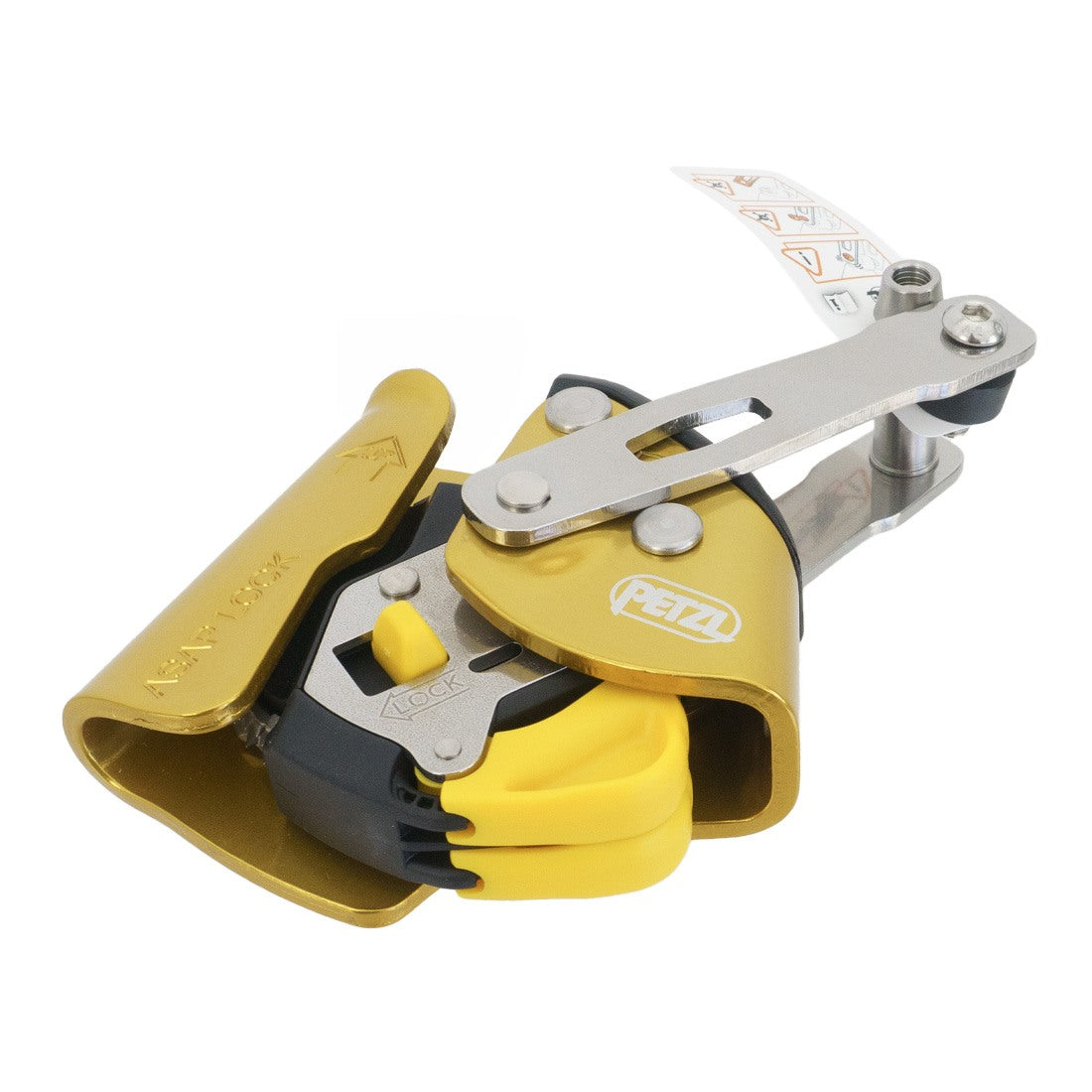 Petzl ASAP LOCK Rope Grab - Fall Protection Safety Device for Climbing, Work at Height & Rescue | OSHA Compliant Equipment for Professional Use