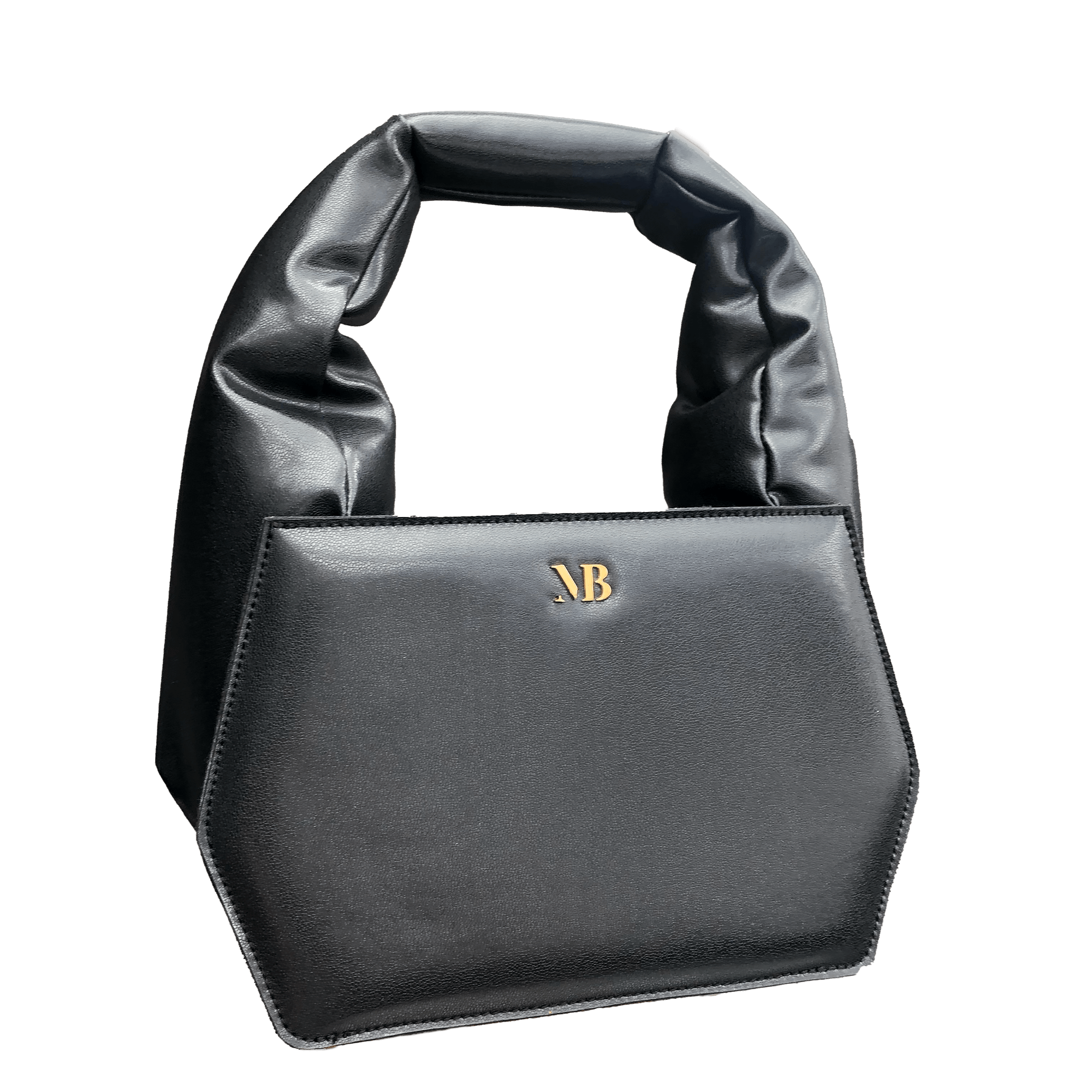 Dreamer MIRUM® Vegan Leather Geometric Handbag - Eco-Friendly Women's Purse | Black | Perfect for Work, Travel & Everyday Use