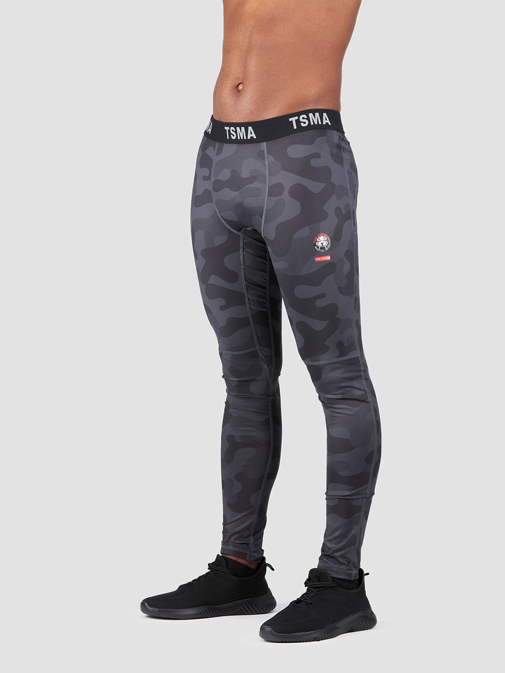 Alpha Camo Leggings for Women - High Waisted Yoga Pants with Pockets - Perfect for Workout, Running & Gym