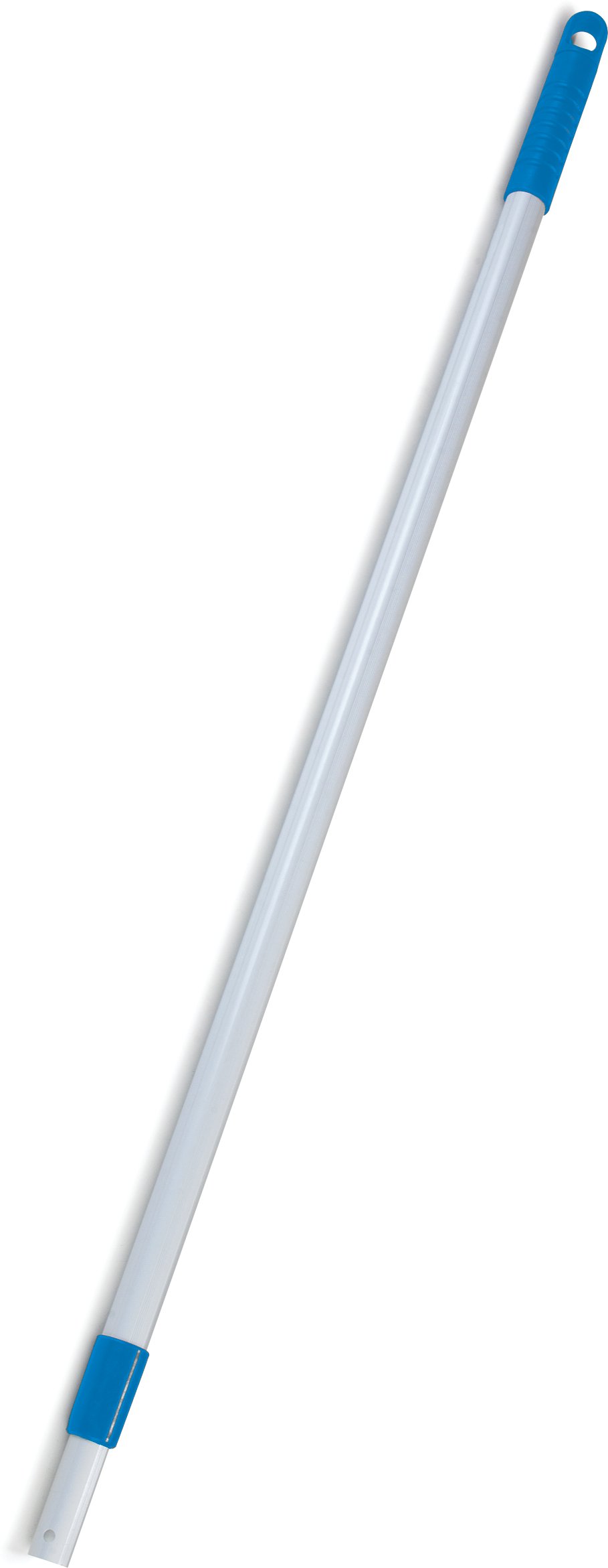 Carlisle FoodService 43-70 Inch Aluminum Mop Handle - Silver Flat Cleaning Handle (Pack of 12) for Commercial Kitchens, Janitorial Services & Home Cleaning