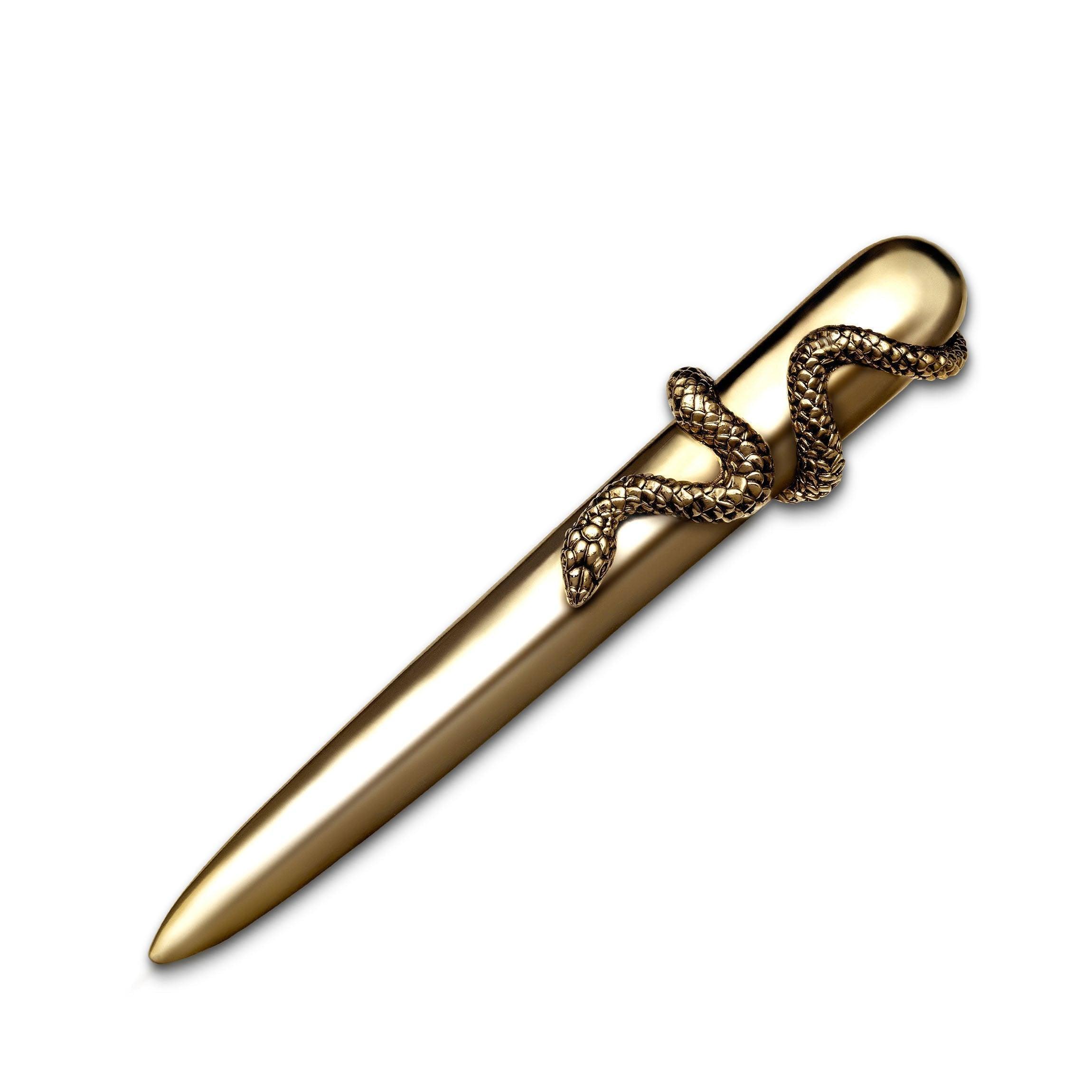 Premium Stainless Steel Snake Letter Opener - Elegant & Sharp Envelope Slitter for Home & Office - Perfect for Mail, Invitations, Gifts & Document Opening