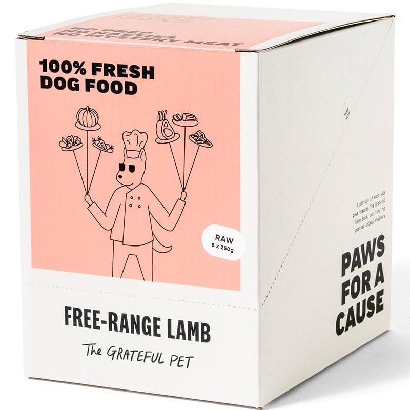 Premium Freeze-Dried Raw Dog Food - Grateful Pet Lamb Recipe 2kg | Grain-Free, High-Protein for All Life Stages | Perfect for Training, Travel & Sensitive Stomachs
