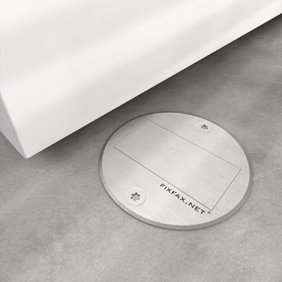 FixFax® Heavy Duty Door Stopper No 6510 - Non-Slip Rubber Wedge for Home, Office & Hotel Use - Perfect for Sliding Doors, French Doors & Entryways