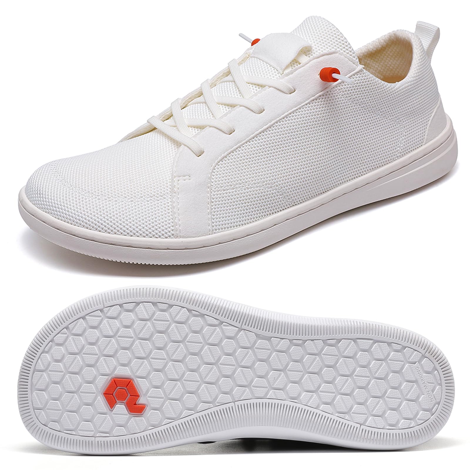 **Men's Barefoot Wide Toe Box Shoes - Minimalist Zero Drop Sole Slip-On Walking Shoes for Men | Extra Wide Comfort for Natural Movement | Perfect for Hiking, Running & Everyday Wear**