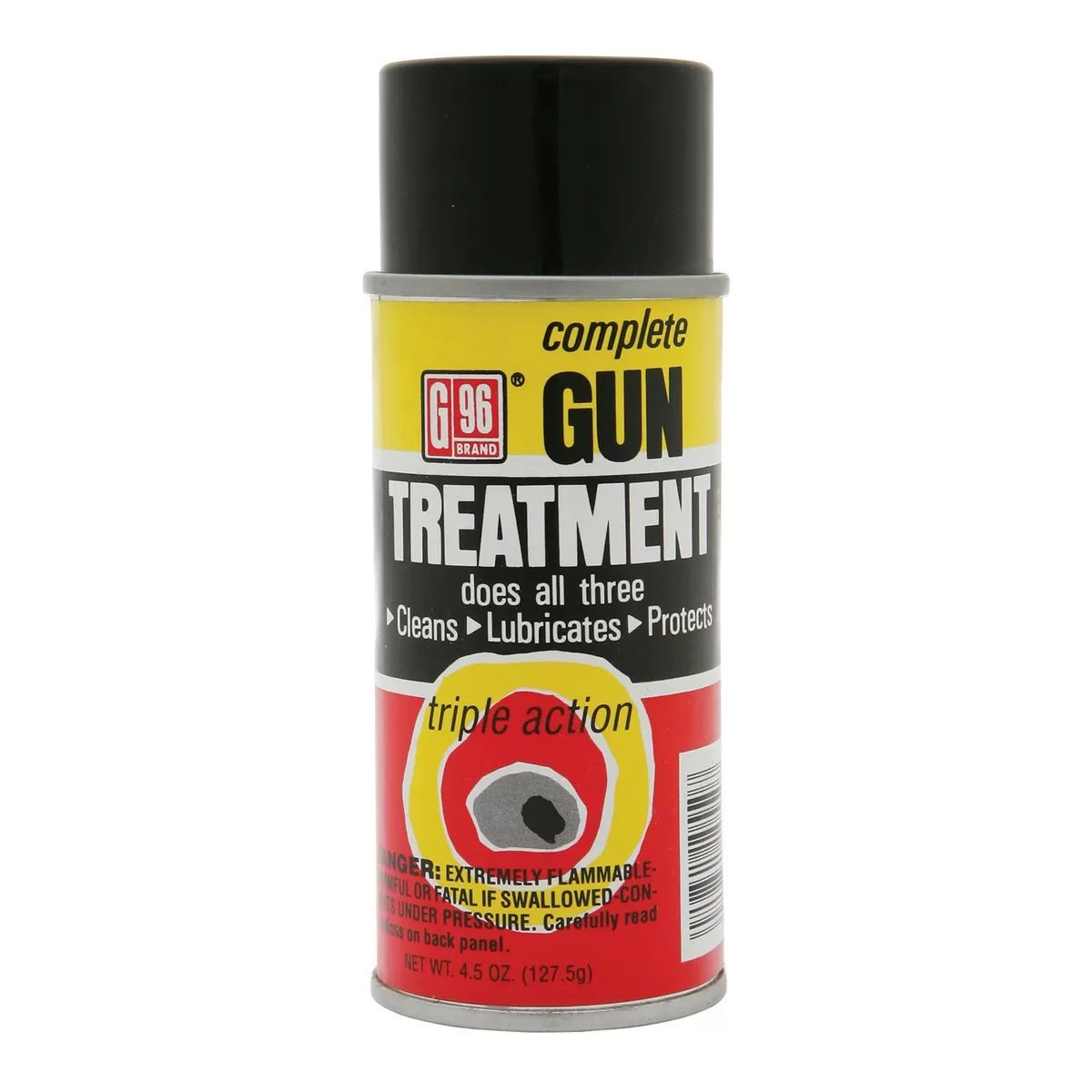 G96® Brand Triple Action Gun Treatment® 4.5 oz - Gun Cleaner, Lubricant & Rust Preventer for Firearms Maintenance - Perfect for Hunting, Shooting Range & Gun Storage