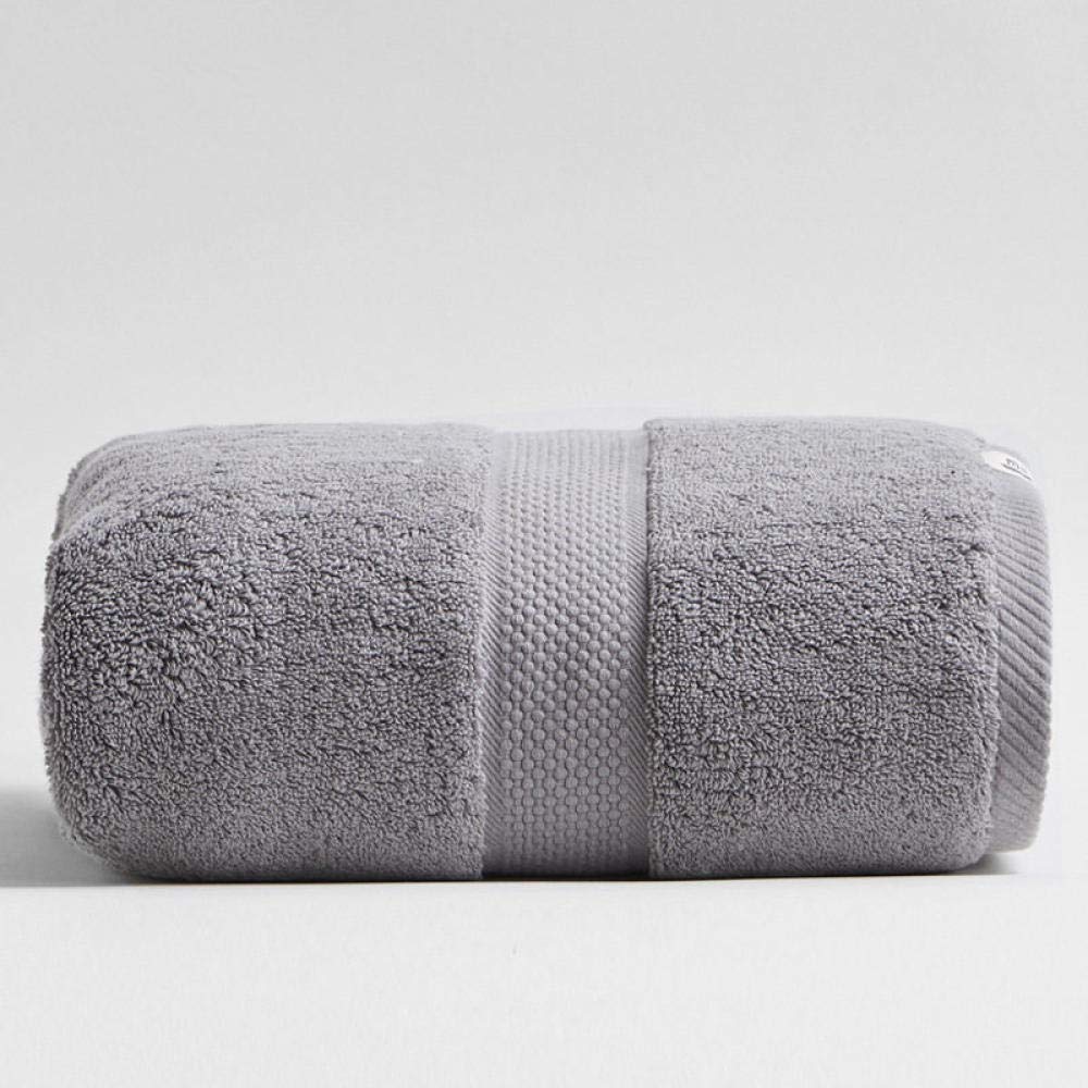 Premium 800g Extra Large Bath Towel (80x160cm) - Thickened Cotton, Soft & Absorbent for Adults, Beach, Sauna, Hotel & Home Use - Dark Grey Microfiber Bathroom Towel Set - Perfect for Spa, Poolside & Luxury Bathing Experience
