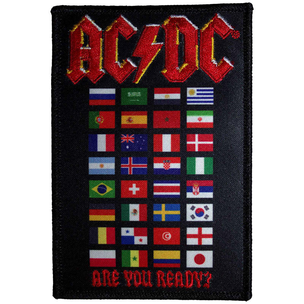 AC/DC Iron On Patches - Rock Band Merchandise for Clothing & Accessories | Perfect for Concerts, Gifts & Fan Collections