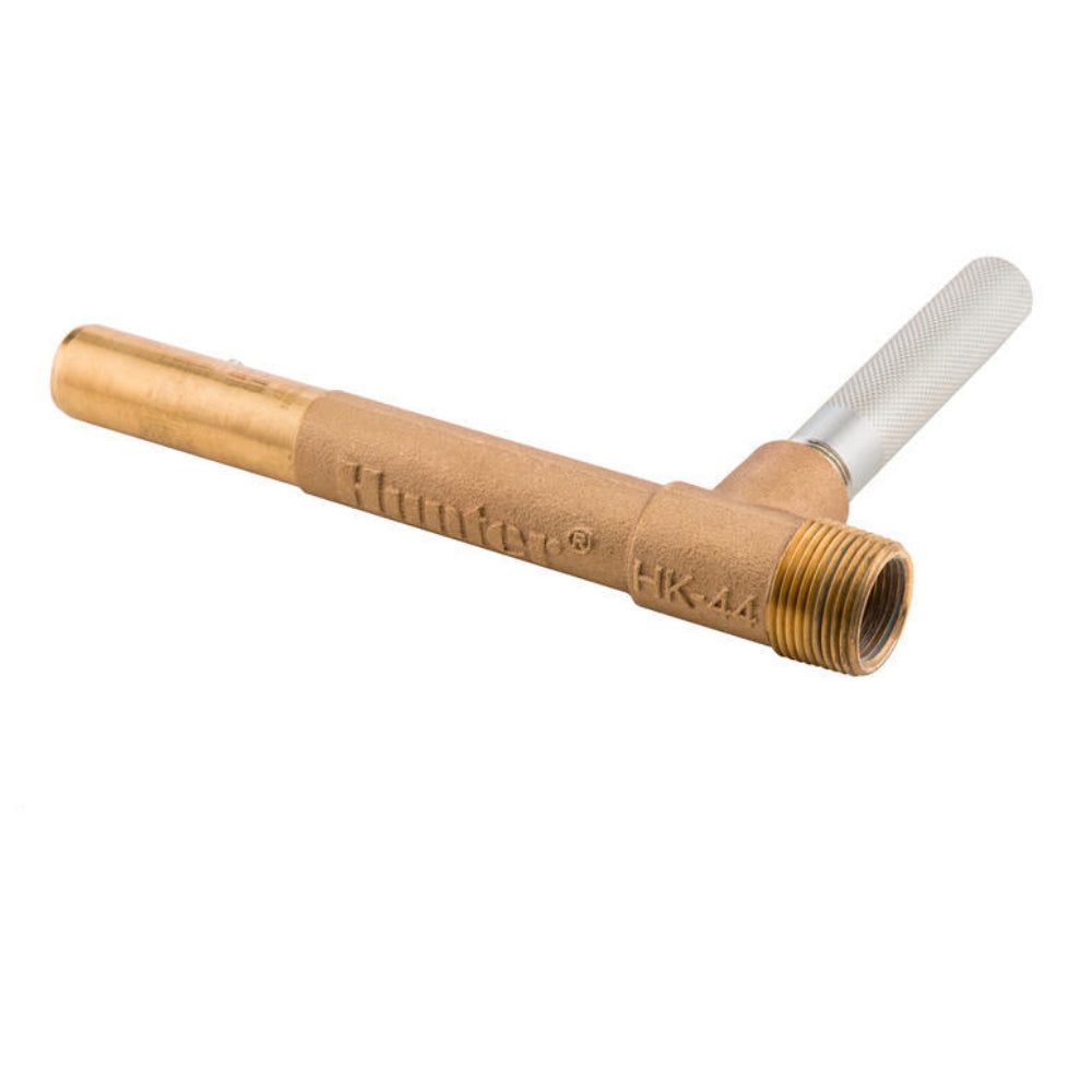Hunter HK 44 Key Model Brass Ball Valve - 1 Valve, 1 Inlet for Water & Gas Lines - Perfect for Plumbing, Irrigation & Industrial Applications