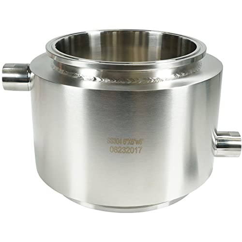 BVV Fully Jacketed Spools - 3-inch Tri-Clamp x 18-inch Stainless Steel Sanitary Fittings for Food, Beverage & Pharmaceutical Industry - Perfect for Brewing, Dairy Processing & CIP Systems