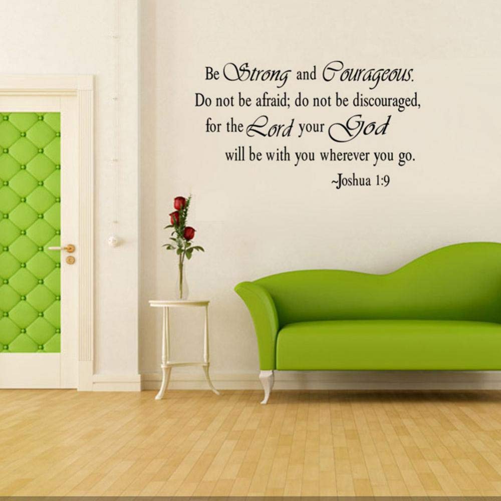Inspiring English Proverb Wall Decals - Motivational Vinyl Sticker Art for Bedroom & Living Room Decor - Perfect for Home Office, Nursery, and Dorm Room Inspiration