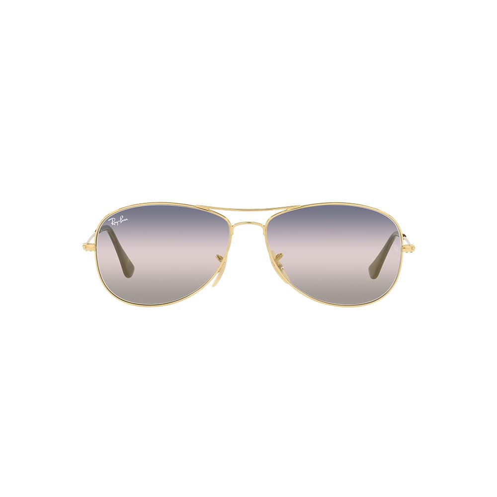 Ray-Ban RB3362 Cockpit Aviator Sunglasses for Men - Polarized UV Protection Classic Pilot Style - Perfect for Driving, Travel & Outdoor Activities