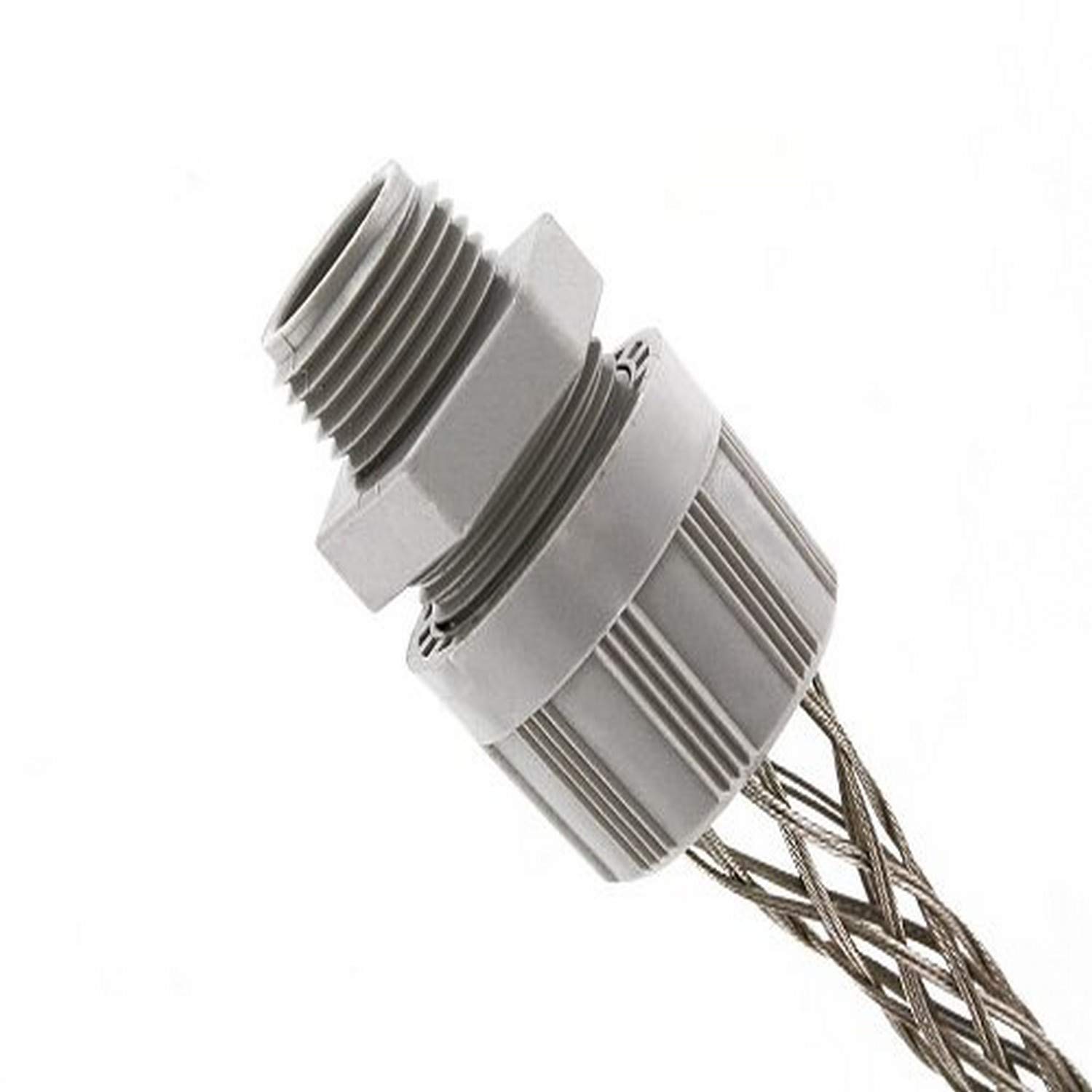 Leviton L7543 Strain Relief Cord Connector, Nylon, 0.500-0.562 Inch - Secure Electrical Wiring for Outdoor Lights, Pumps & Industrial Equipment