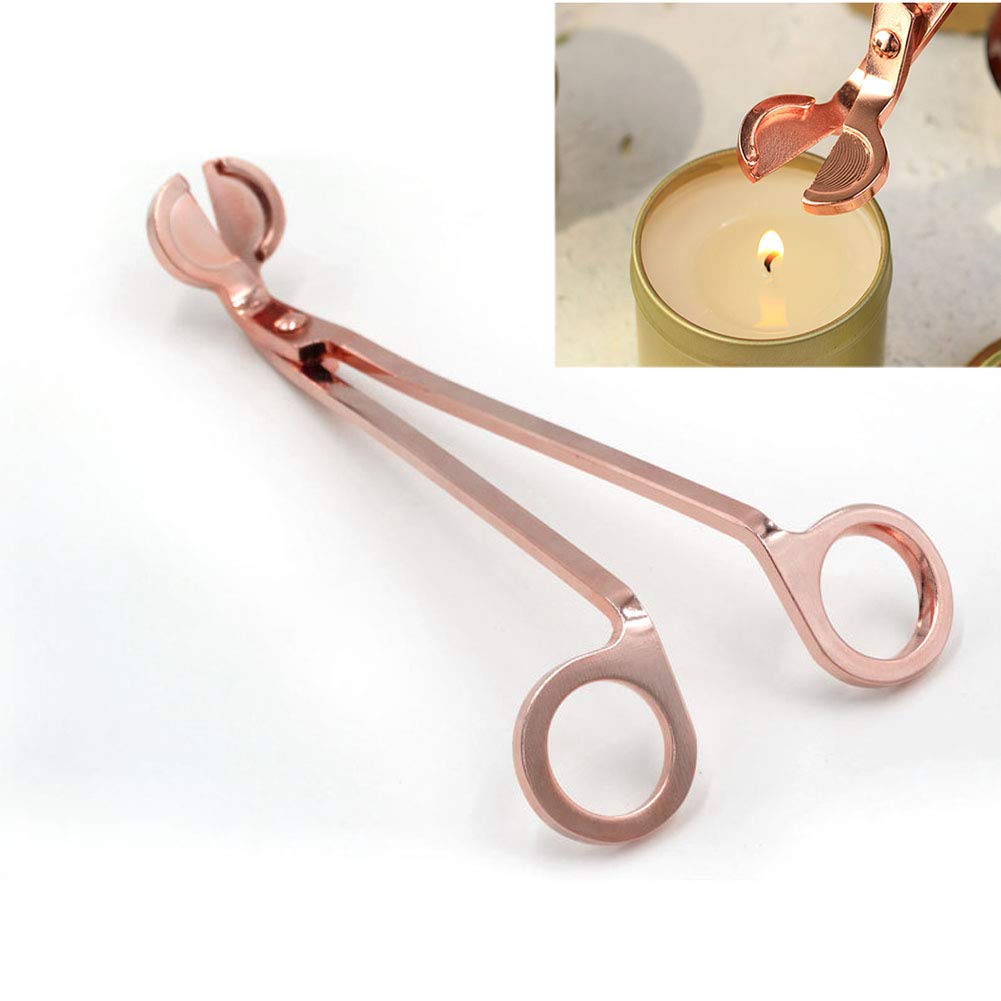 Takefuns Stainless Steel Candle Wick Trimmer & Snuffer - Precision Scissors for Oil Lamps, Candles & DIY Projects - Perfect for Home Decor, Relaxation & Aromatherapy