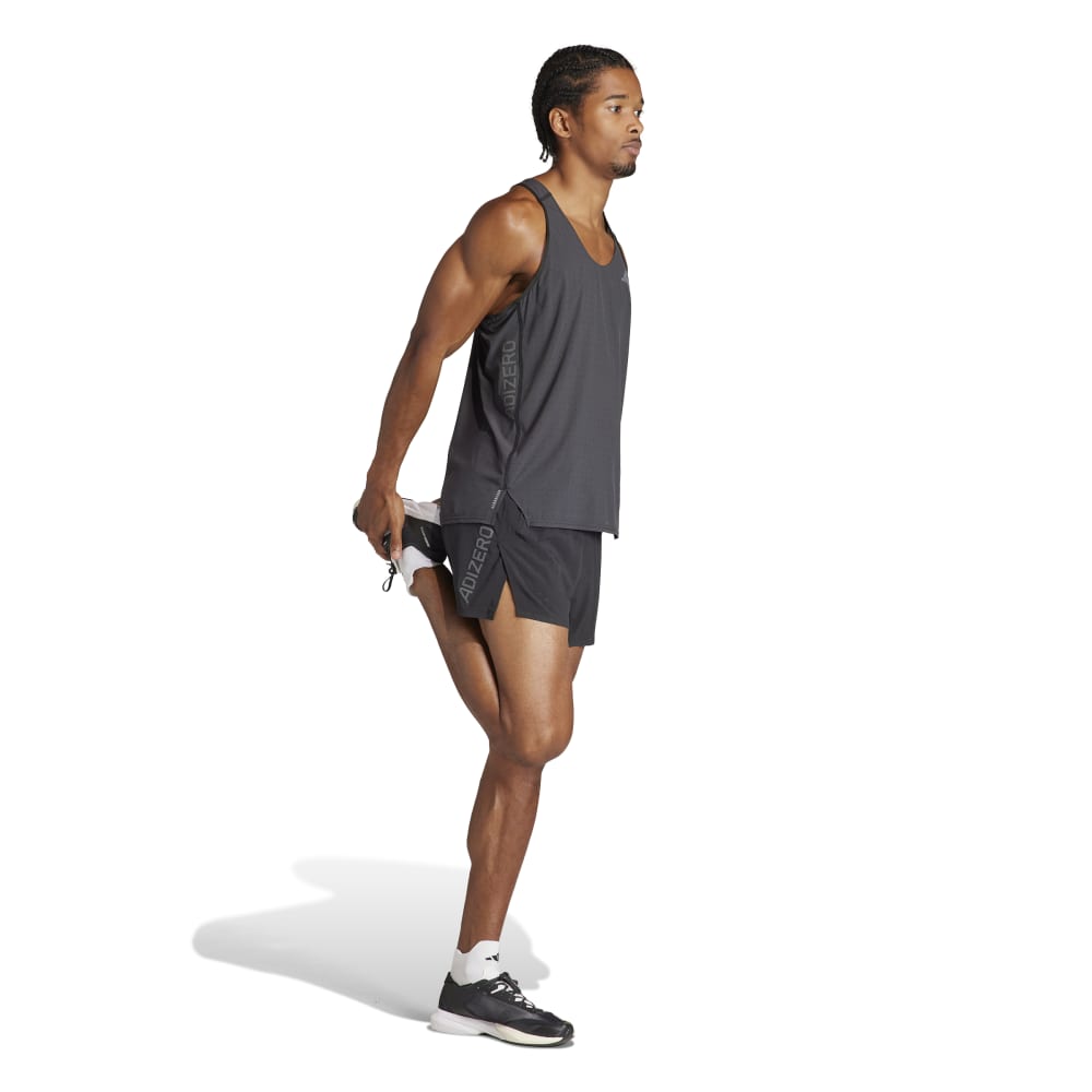 Adidas Adizero Men's Running Split Shorts - Lightweight Breathable Workout Shorts for Sprinting & Marathon Training - Perfect for Gym, Track & Outdoor Running
