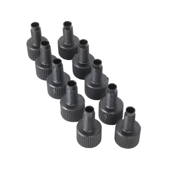 High-Strength PEEK EZ Grip Nut 1/16 Inch (Pack of 10) - Heat Resistant Plastic Fasteners for Electronics, Automotive & Industrial Applications