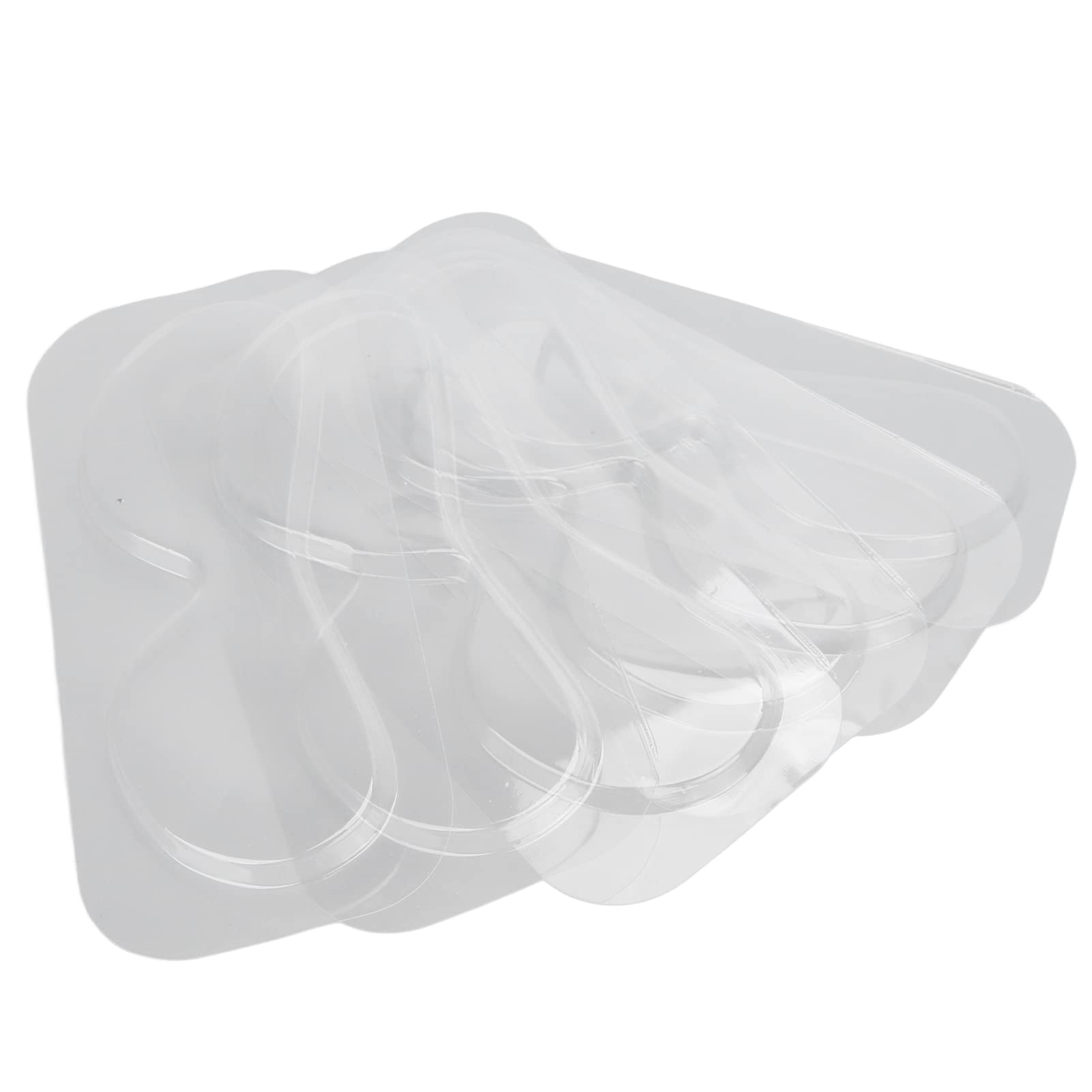 6pcs DIY Eye Mask Patch Molds - Reusable Silicone Eye Mask Tray for Mask Maker Machine, Perfect for Spa, Beauty Salon & Home Skincare Treatments