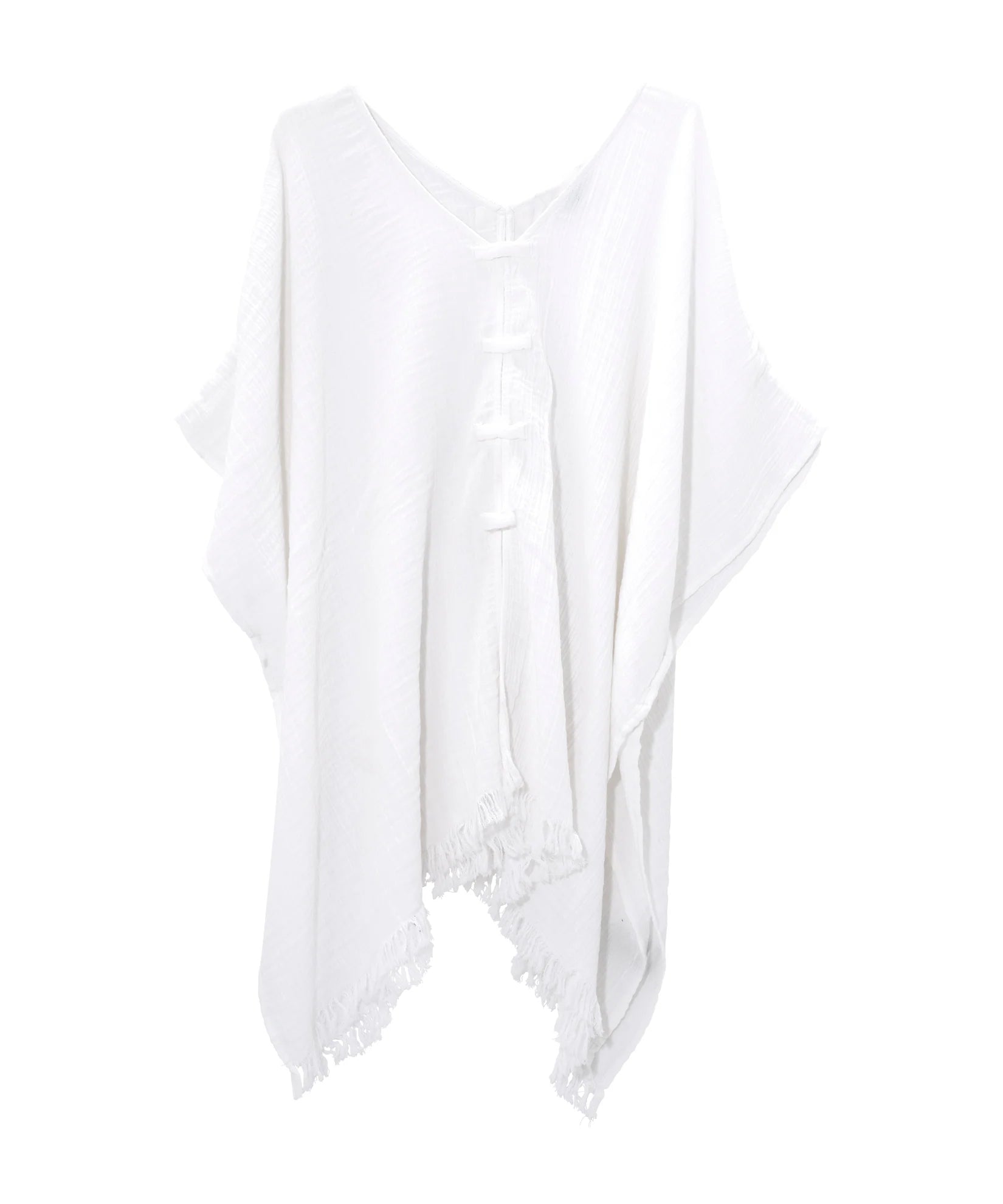 Lightweight Gauze Caftan Dress for Women - Breathable Summer Beach Cover Up, Boho Chic Loungewear & Vacation Outfit