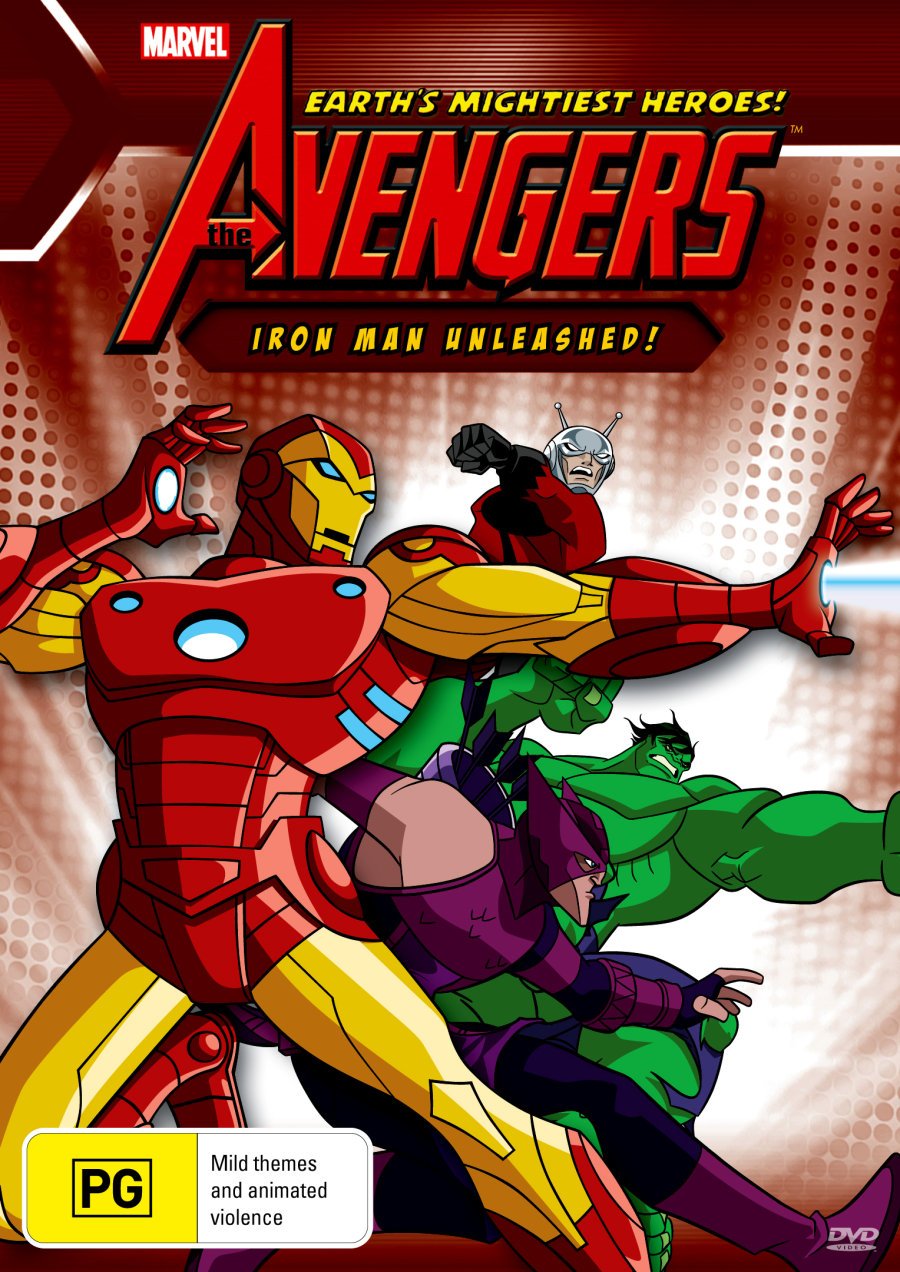 Avengers Earth's Mightiest Heroes: Iron Man Unleashed DVD | Marvel Superhero Action Movie | Perfect for Marvel Fans & Family Movie Nights