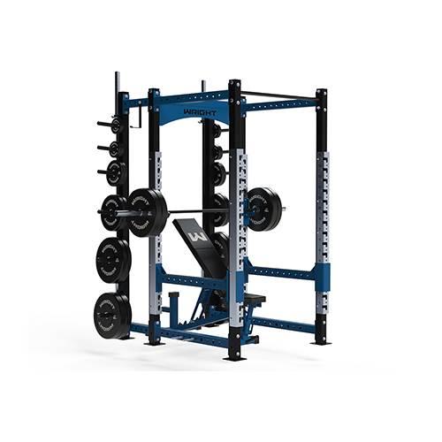 Wright Equipment P300 Plus Series Power Cage - Heavy Duty Power Rack for Home Gym Strength Training - Perfect for Squats, Bench Press, and Weightlifting Workouts