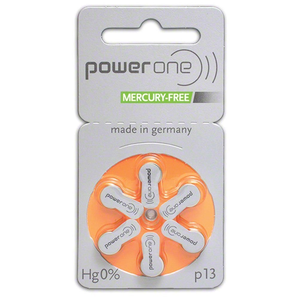 PowerOne Hearing Aid Batteries Size P13 - 300 Pack | Long-Lasting Zinc-Air Batteries for Hearing Aids | Perfect for Travel, Daily Use & Emergency Backup