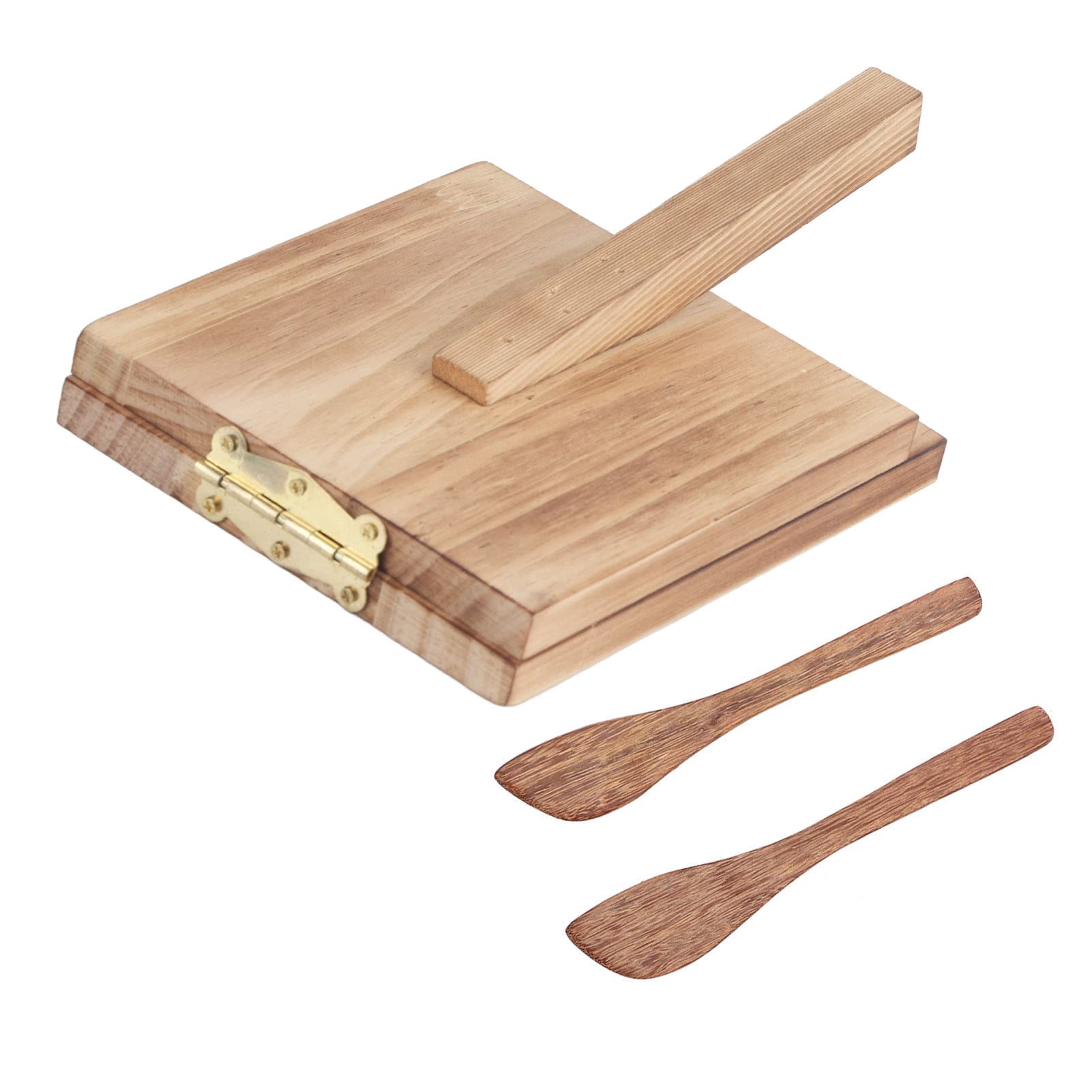 Premium Wooden Tortilla Press - Non-Slip Handle, Multi-Functional Dough Press for Perfect Homemade Tortillas, Flatbreads & Empanadas | Ideal for Mexican Cooking, Baking & Meal Prep